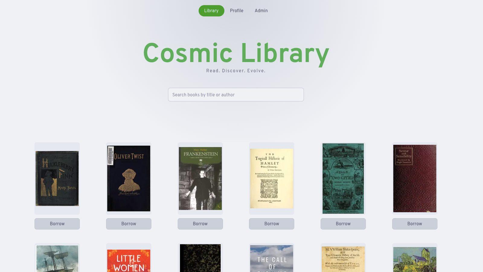 Cosmic Library